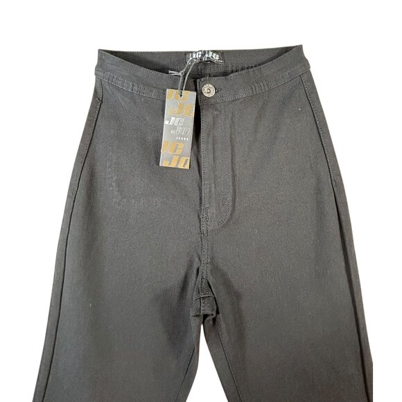 NEW JC & JQ Jeans Bell Bottom Ultra Flare Black Women's Sz Medium Stretch NWT - Picture 5 of 12